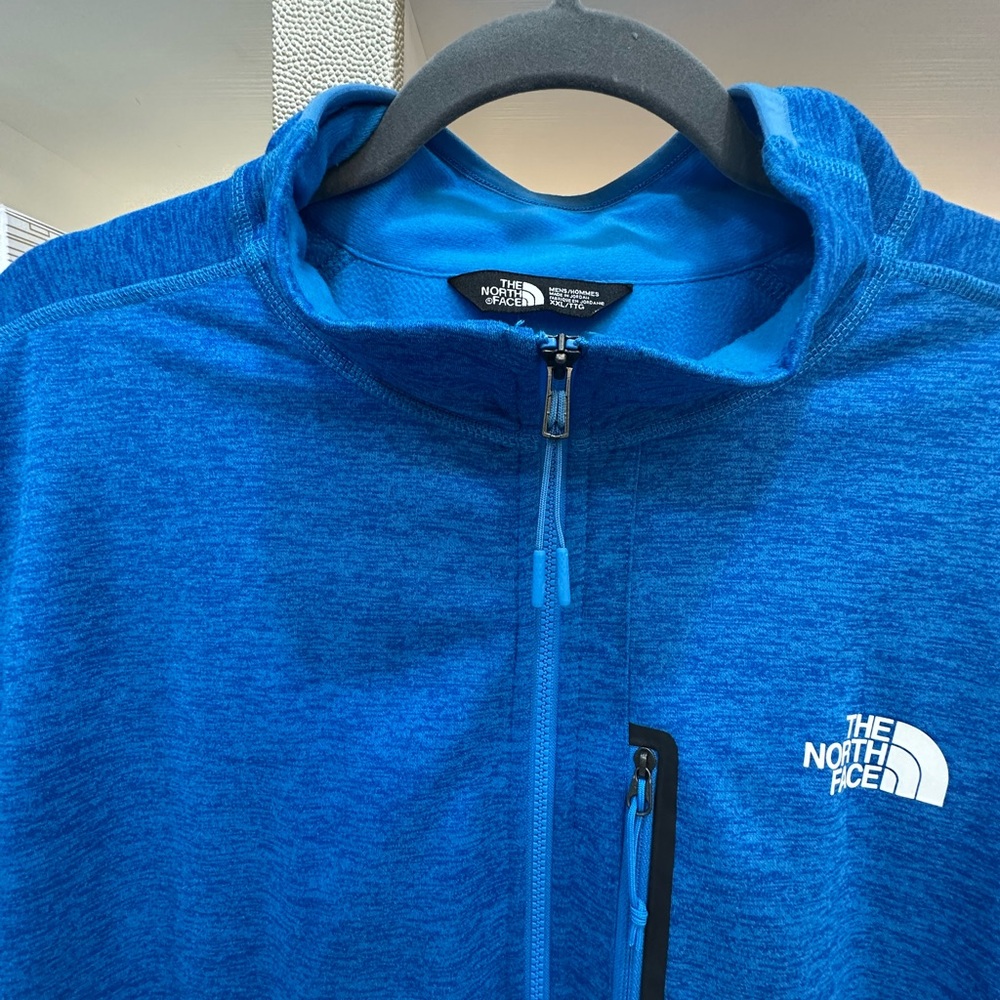 The North Face Vibrant Blue Zip-Up Jacket Size X-Large